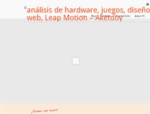 Tablet Screenshot of aketdoy.es